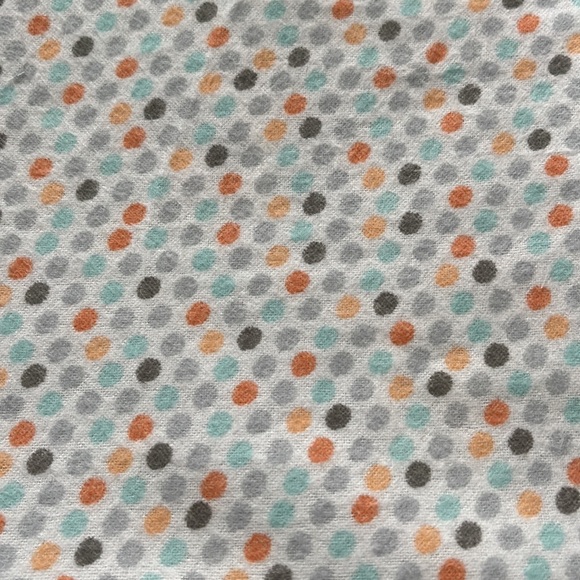 Gray owl baby flannel receiving blanket - Picture 6 of 8